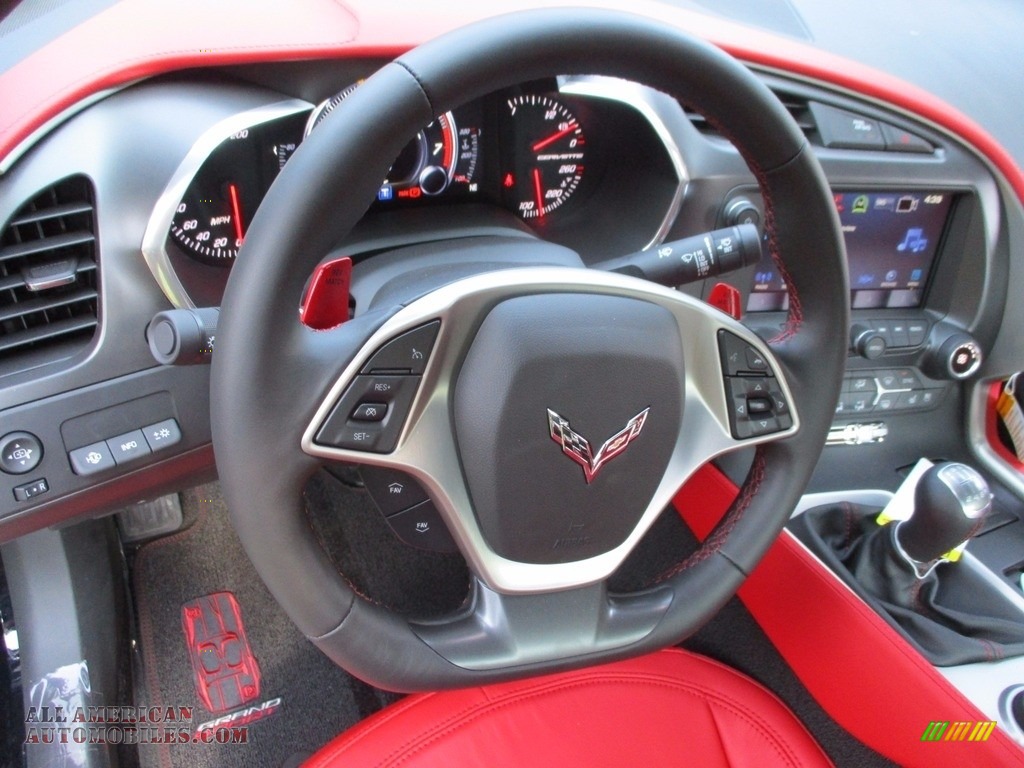 2018 Corvette Grand Sport Coupe - Black / Adrenaline Red photo #21