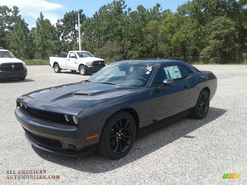 2017 Challenger SXT - Maximum Steel Metallic / Black photo #1