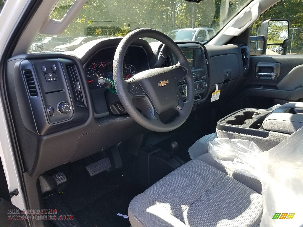 2018 Silverado 3500HD Work Truck Double Cab 4x4 - Summit White / Dark Ash/Jet Black photo #6