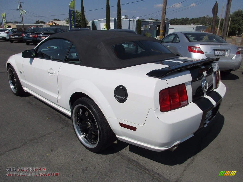 2007 Mustang GT Premium Convertible - Performance White / Black/Dove Accent photo #5