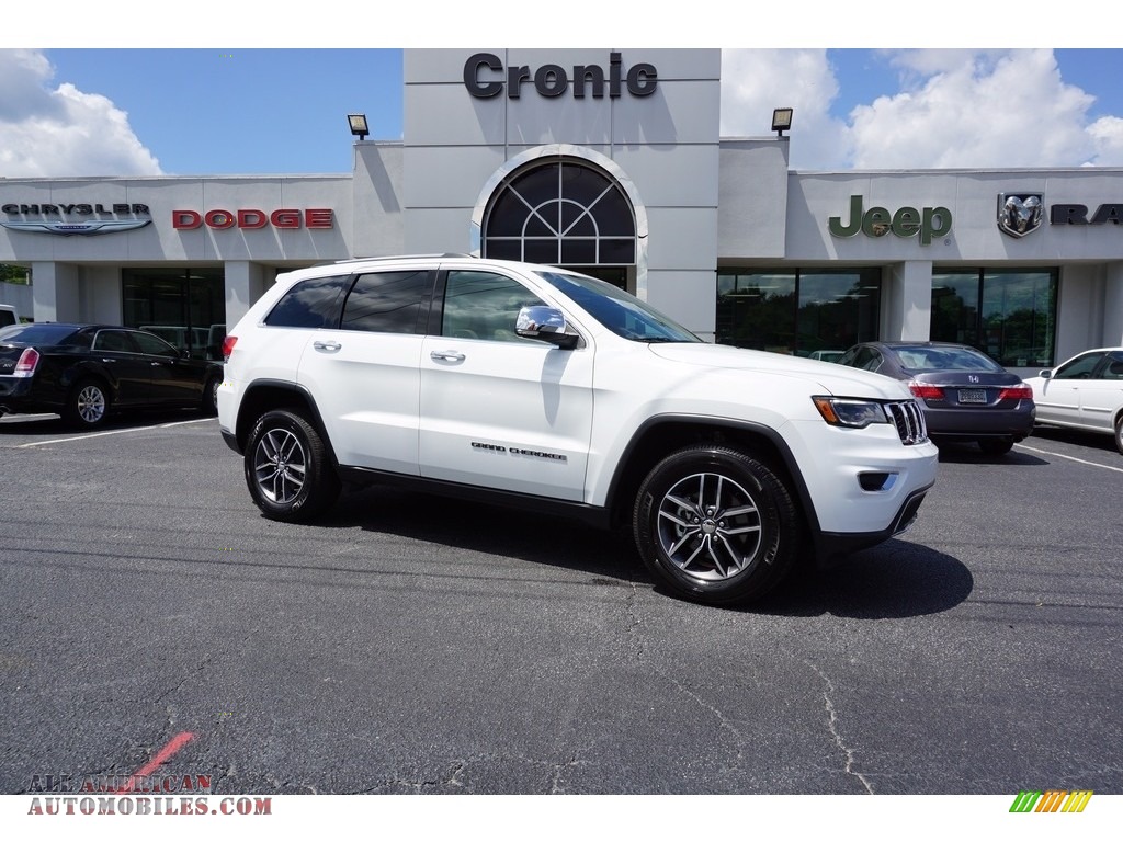 2017 Grand Cherokee Limited - Bright White / Black/Light Frost Beige photo #1