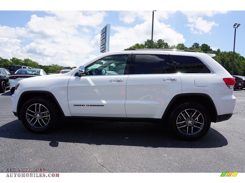 2017 Grand Cherokee Limited - Bright White / Black/Light Frost Beige photo #4