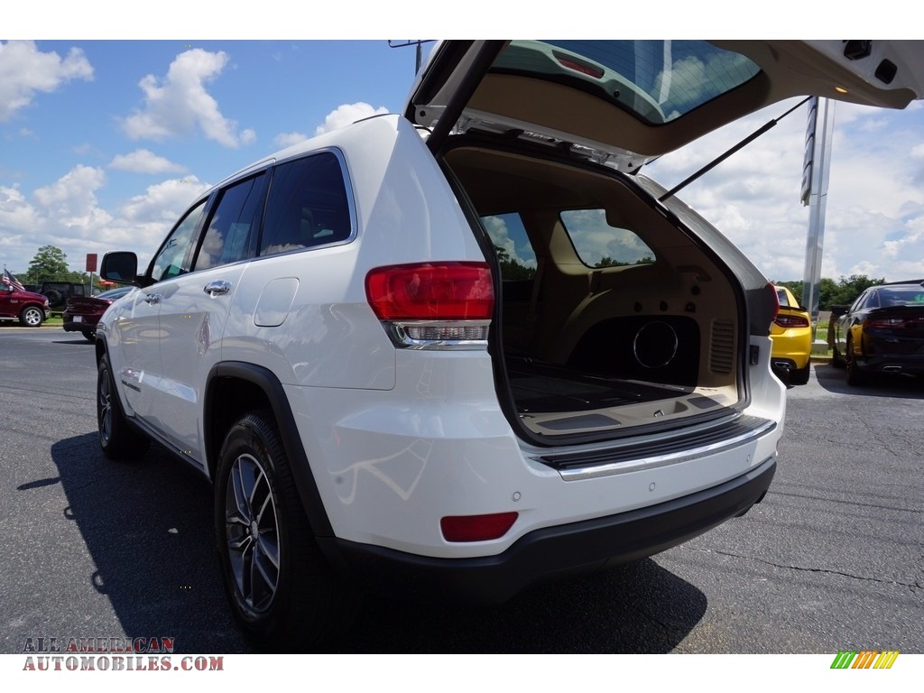 2017 Grand Cherokee Limited - Bright White / Black/Light Frost Beige photo #16