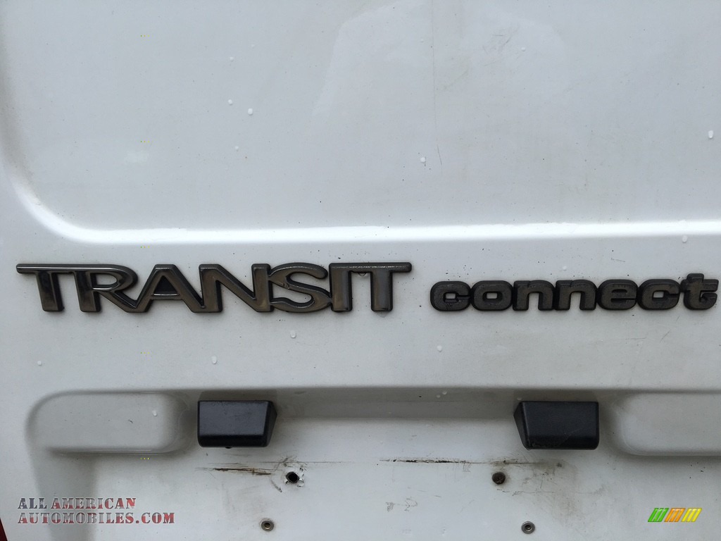 2010 Transit Connect XLT Cargo Van - Frozen White / Dark Gray photo #6