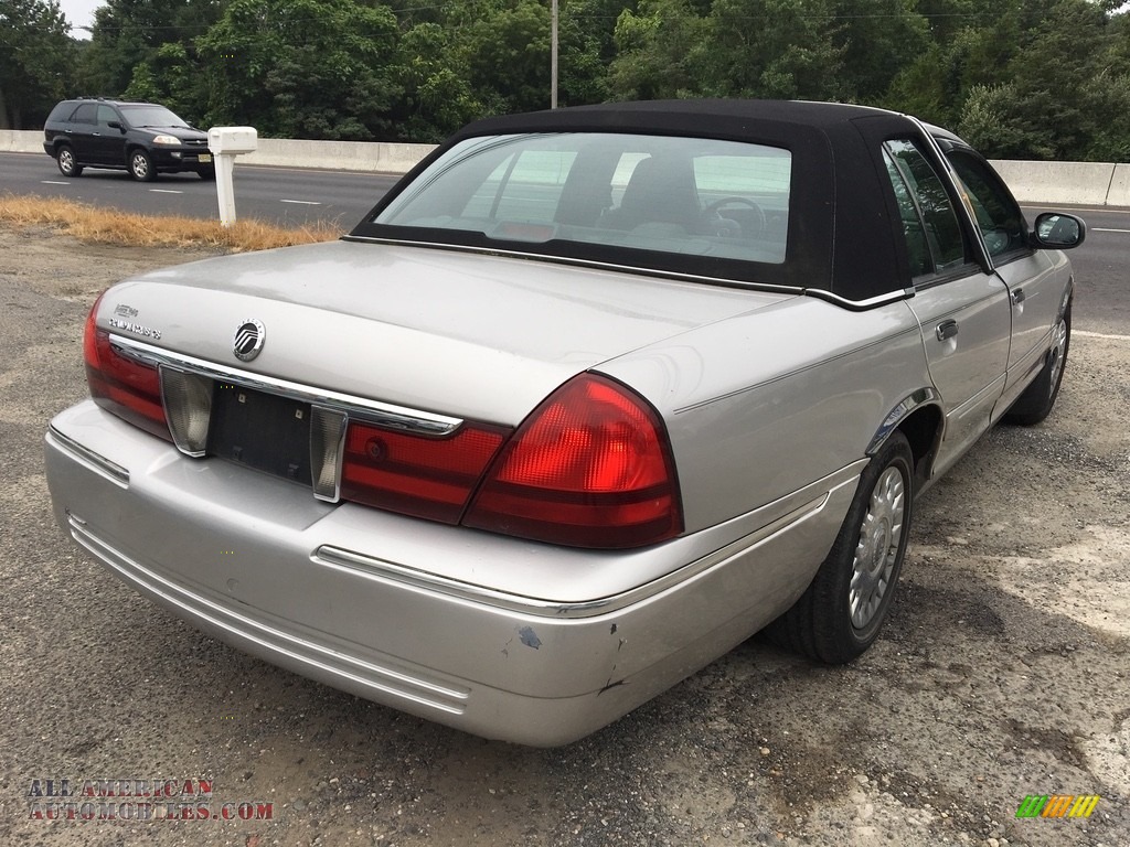 2003 Grand Marquis GS - Silver Frost Metallic / Dark Charcoal photo #7