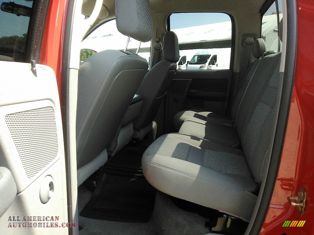 2006 Ram 2500 Big Horn Edition Quad Cab 4x4 - Flame Red / Medium Slate Gray photo #9