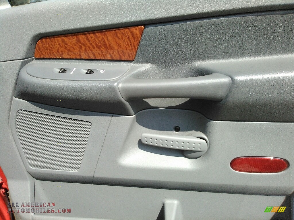 2006 Ram 2500 Big Horn Edition Quad Cab 4x4 - Flame Red / Medium Slate Gray photo #17