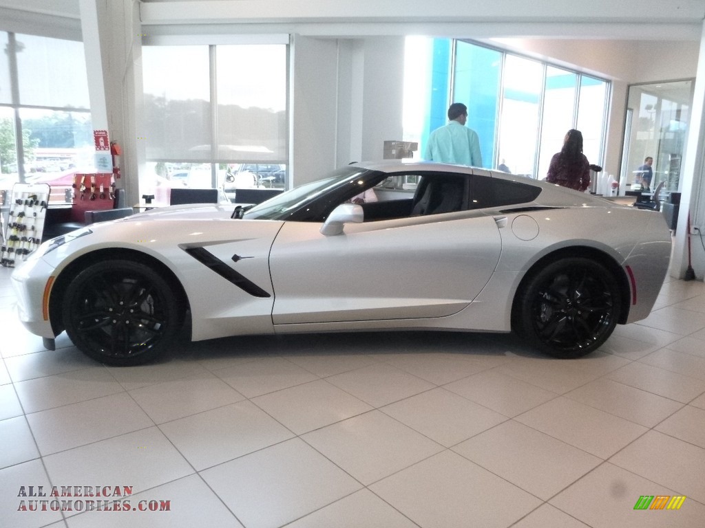 2018 Corvette Stingray Coupe - Blade Silver Metallic / Jet Black photo #2
