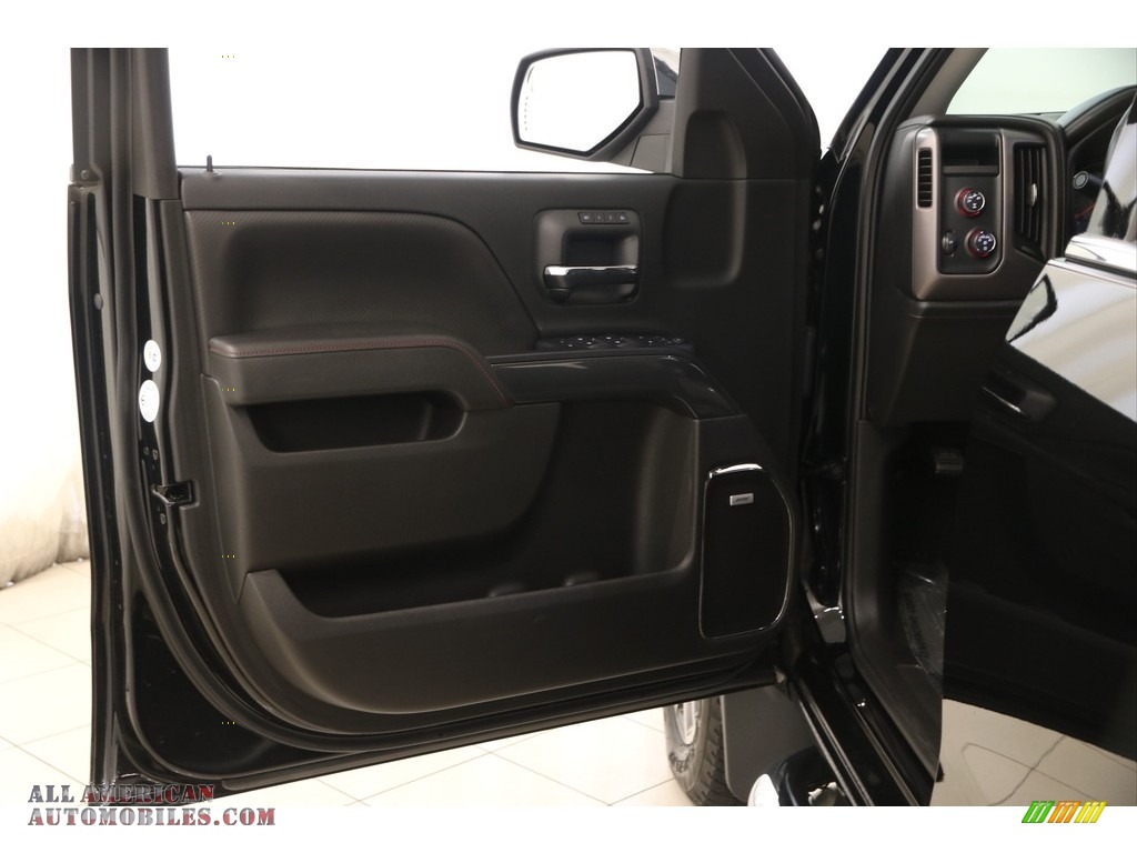 2015 Sierra 1500 SLT Double Cab 4x4 - Onyx Black / Jet Black photo #4