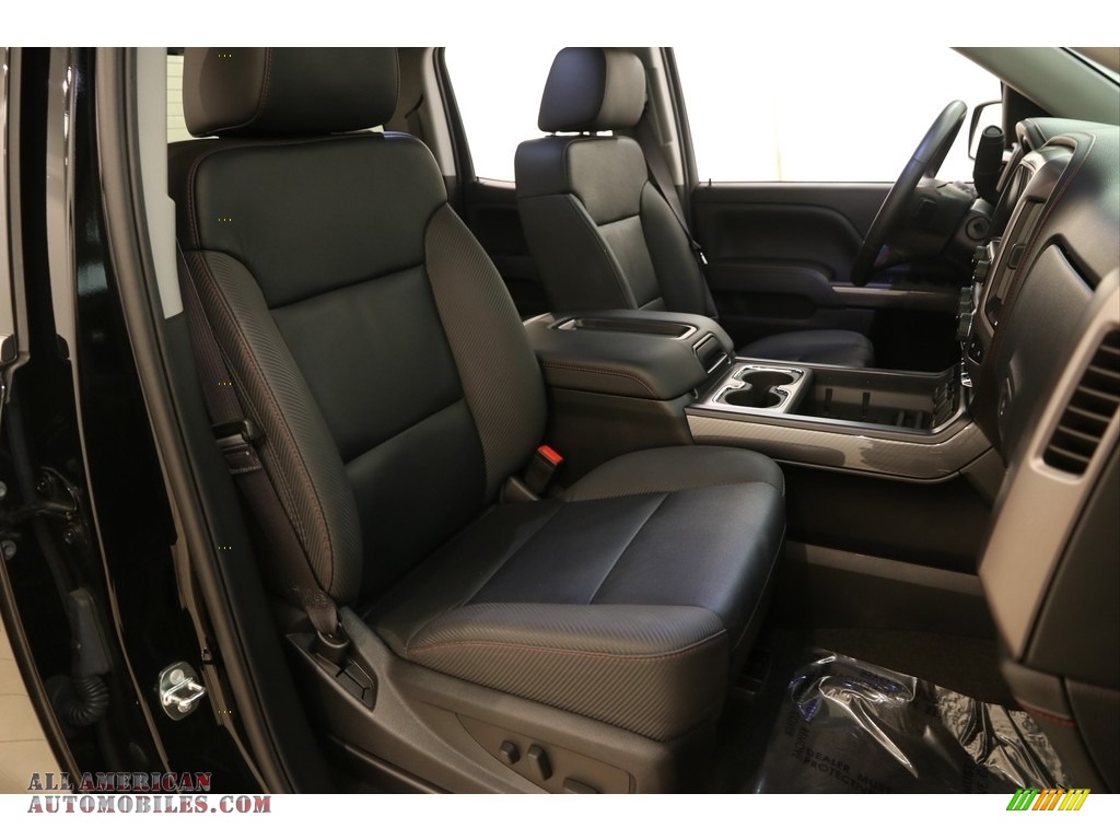2015 Sierra 1500 SLT Double Cab 4x4 - Onyx Black / Jet Black photo #18