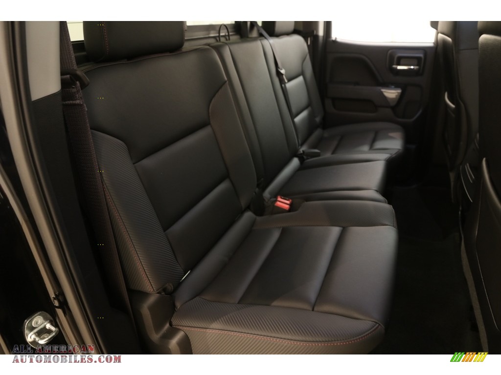 2015 Sierra 1500 SLT Double Cab 4x4 - Onyx Black / Jet Black photo #19