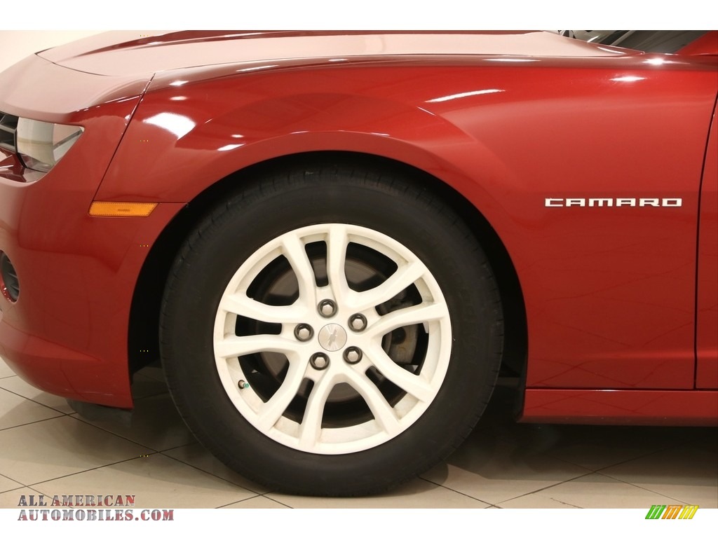 2014 Camaro LS Coupe - Red Rock Metallic / Black photo #17
