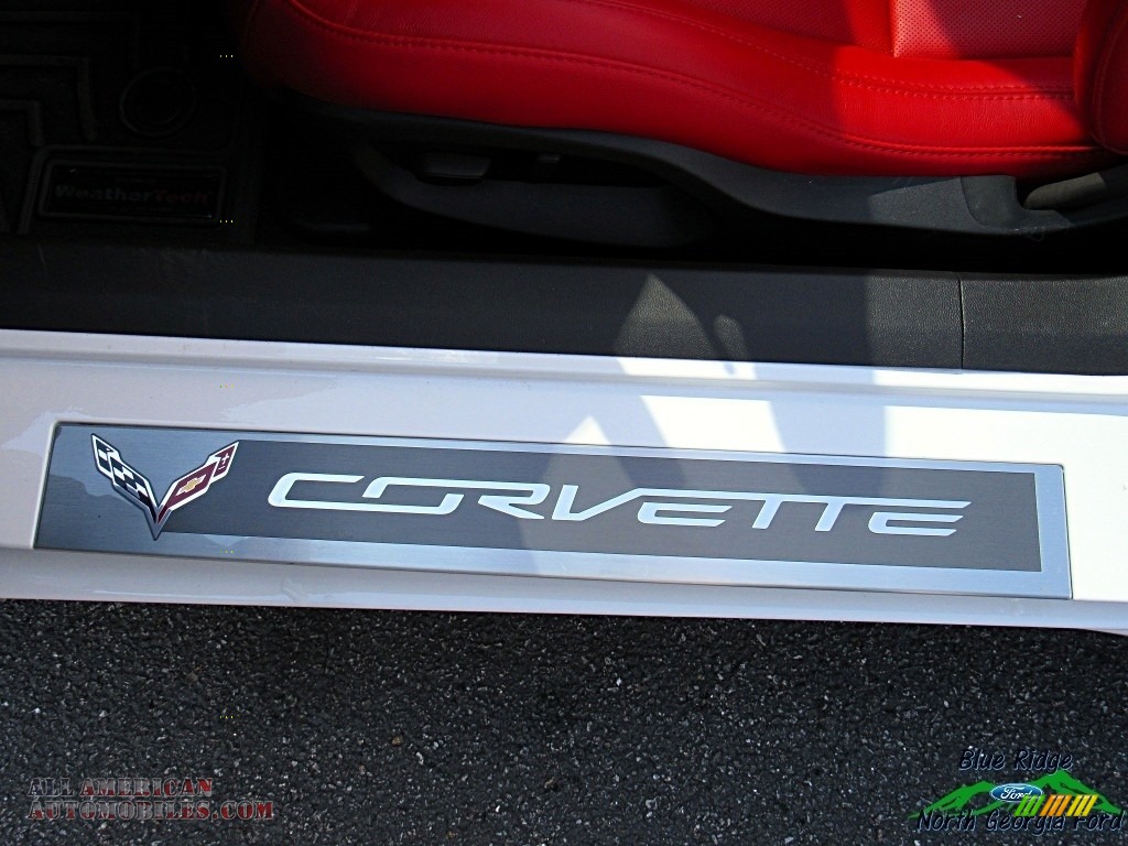 2015 Corvette Z06 Coupe - Arctic White / Adrenaline Red photo #43