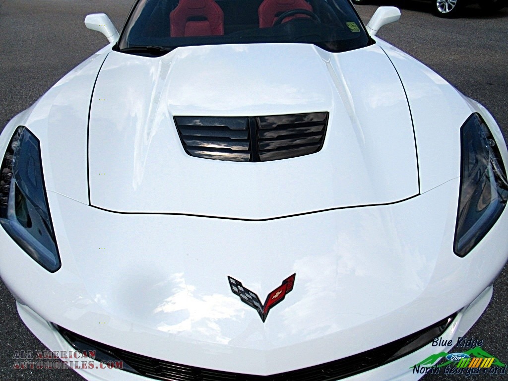 2015 Corvette Z06 Coupe - Arctic White / Adrenaline Red photo #44