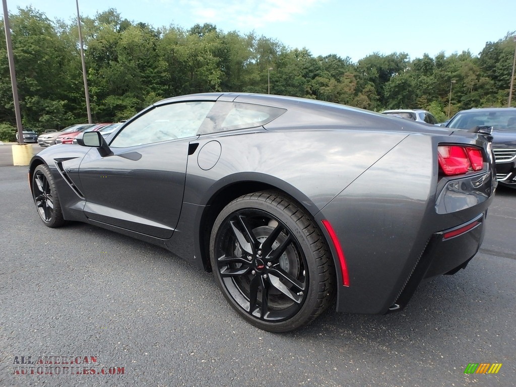 2018 Corvette Stingray Coupe - Watkins Glen Gray Metallic / Jet Black photo #8