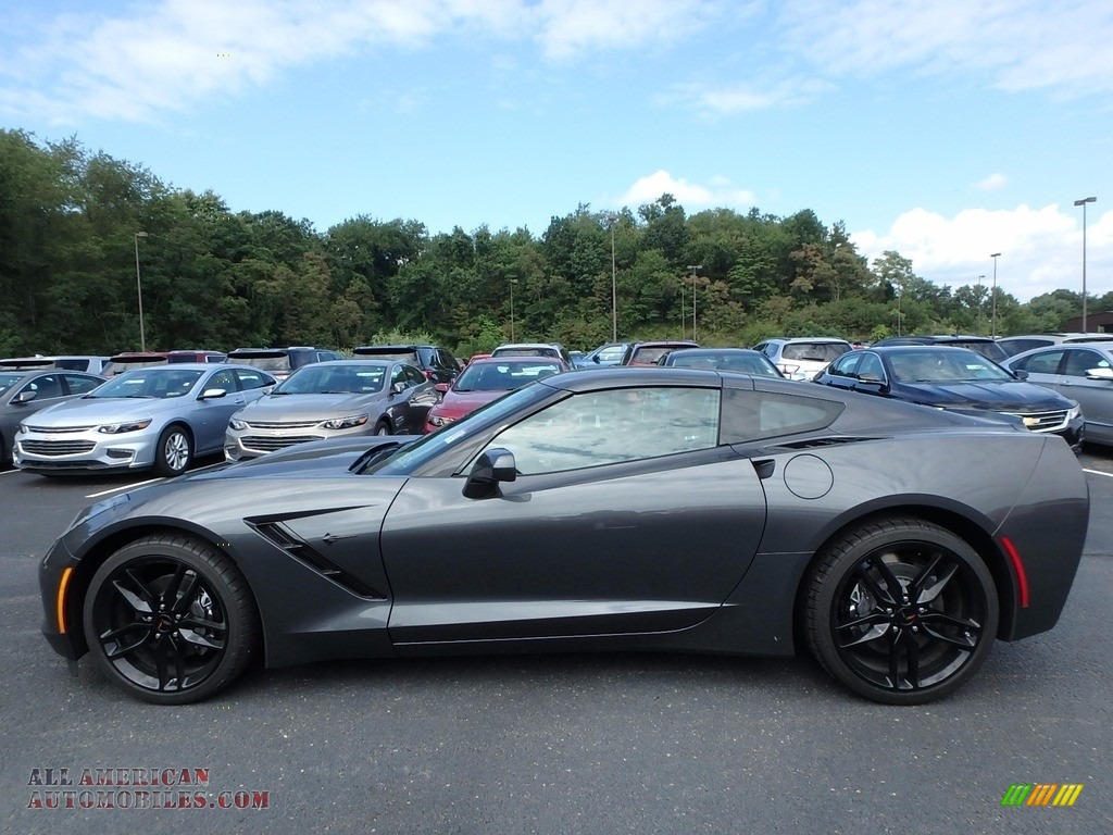 2018 Corvette Stingray Coupe - Watkins Glen Gray Metallic / Jet Black photo #9