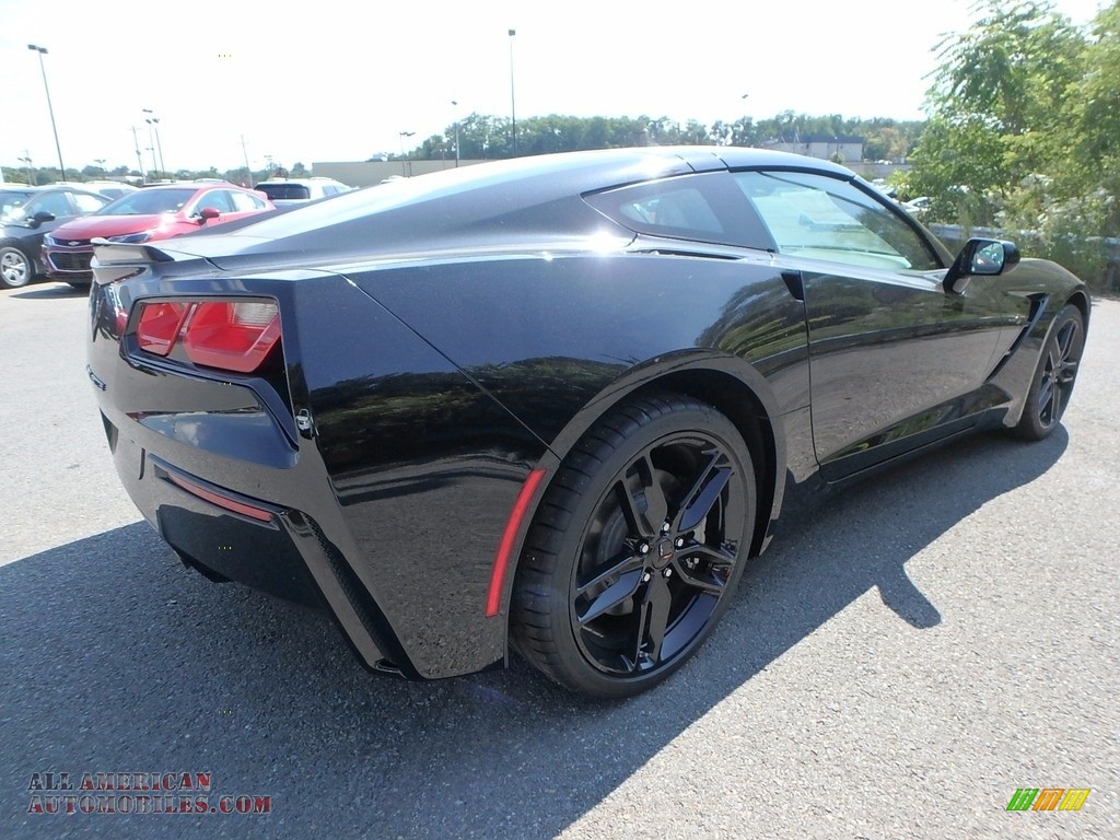 2018 Corvette Stingray Coupe - Black / Jet Black photo #6