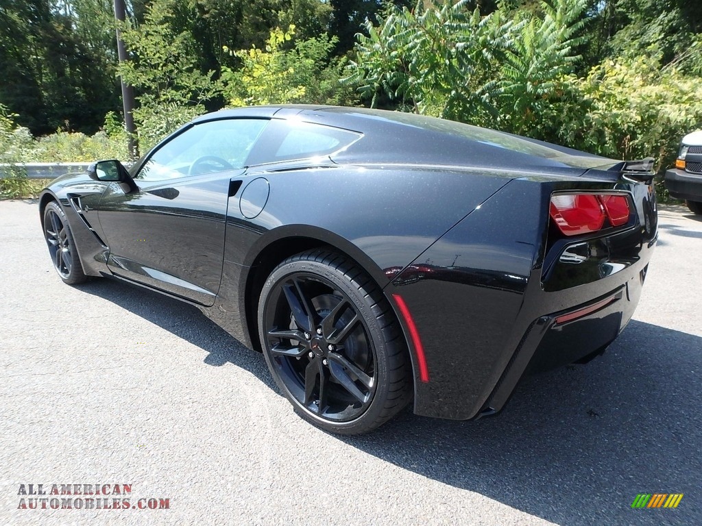2018 Corvette Stingray Coupe - Black / Jet Black photo #8