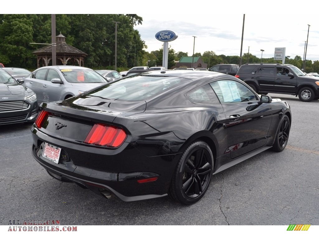 2015 Mustang EcoBoost Coupe - Black / Ceramic photo #3
