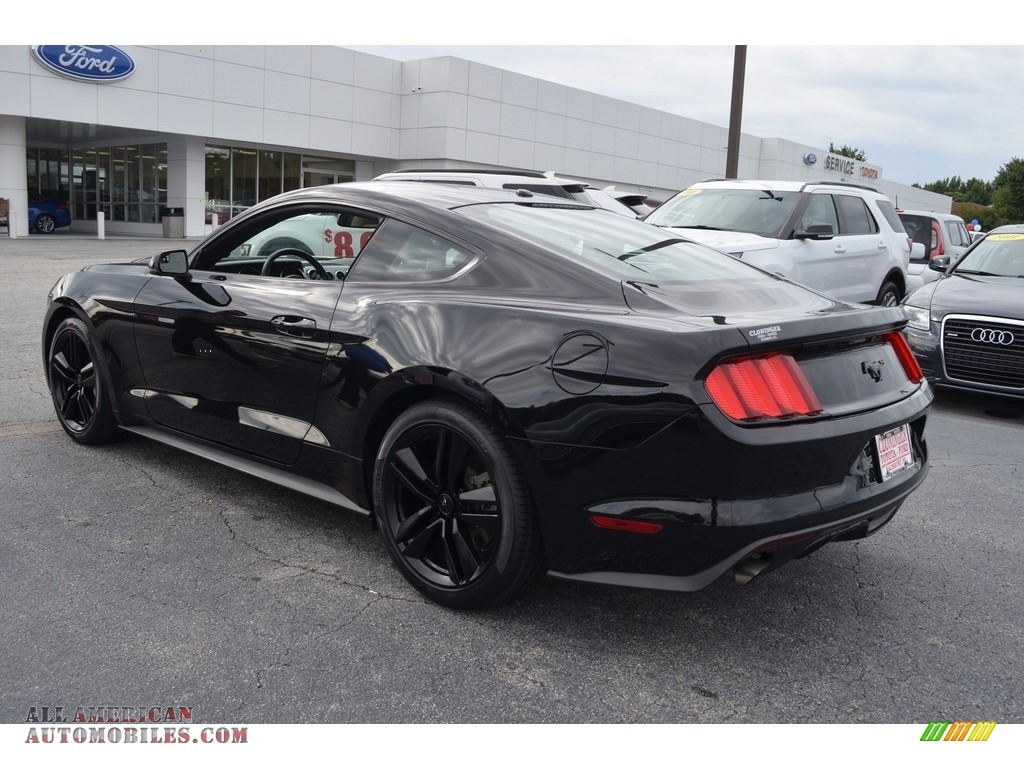2015 Mustang EcoBoost Coupe - Black / Ceramic photo #5