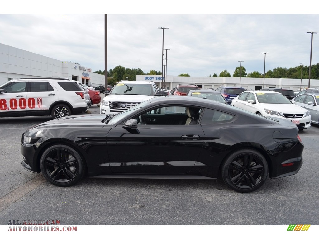 2015 Mustang EcoBoost Coupe - Black / Ceramic photo #6