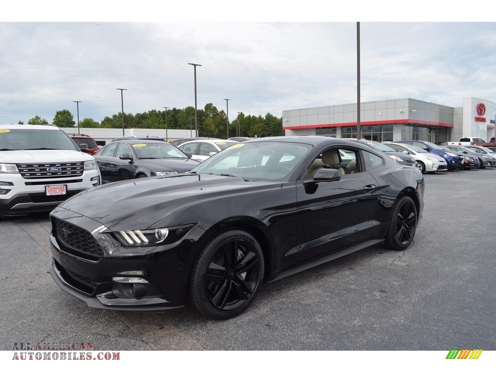 2015 Mustang EcoBoost Coupe - Black / Ceramic photo #7