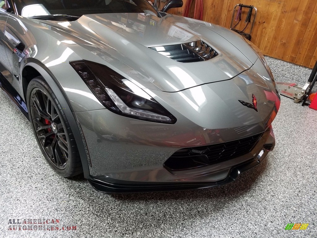 2016 Corvette Z06 Coupe - Shark Gray Metallic / Jet Black photo #3