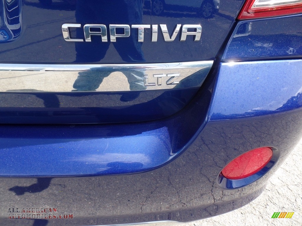 2012 Captiva Sport LTZ AWD - Blue Topaz Metallic / Black/Light Titanium photo #11
