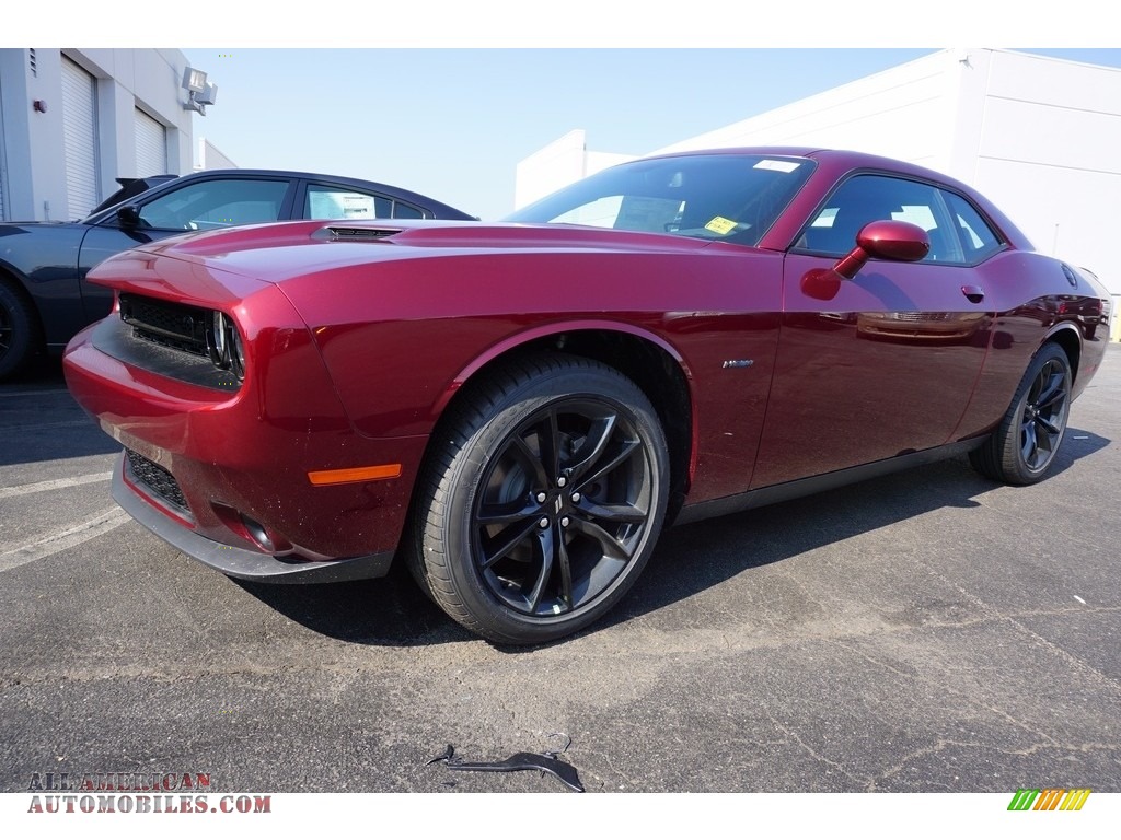 2018 Challenger R/T Plus - Octane Red Pearl / Black photo #1
