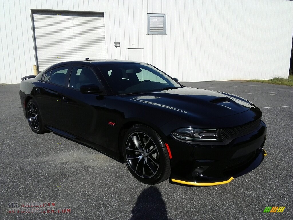 2018 Charger R/T Scat Pack - Pitch Black / Black photo #4