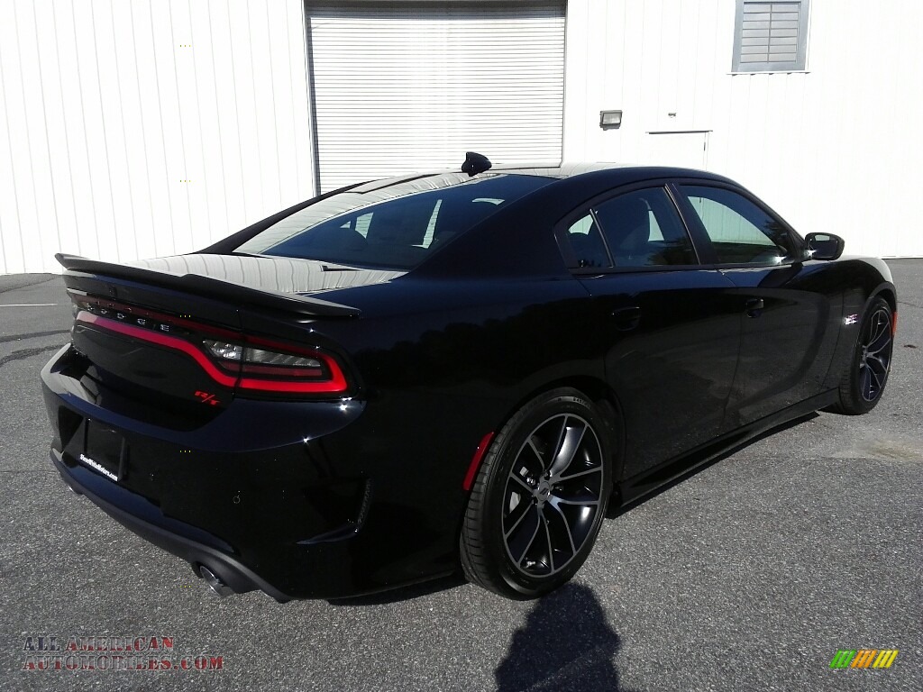 2018 Charger R/T Scat Pack - Pitch Black / Black photo #6