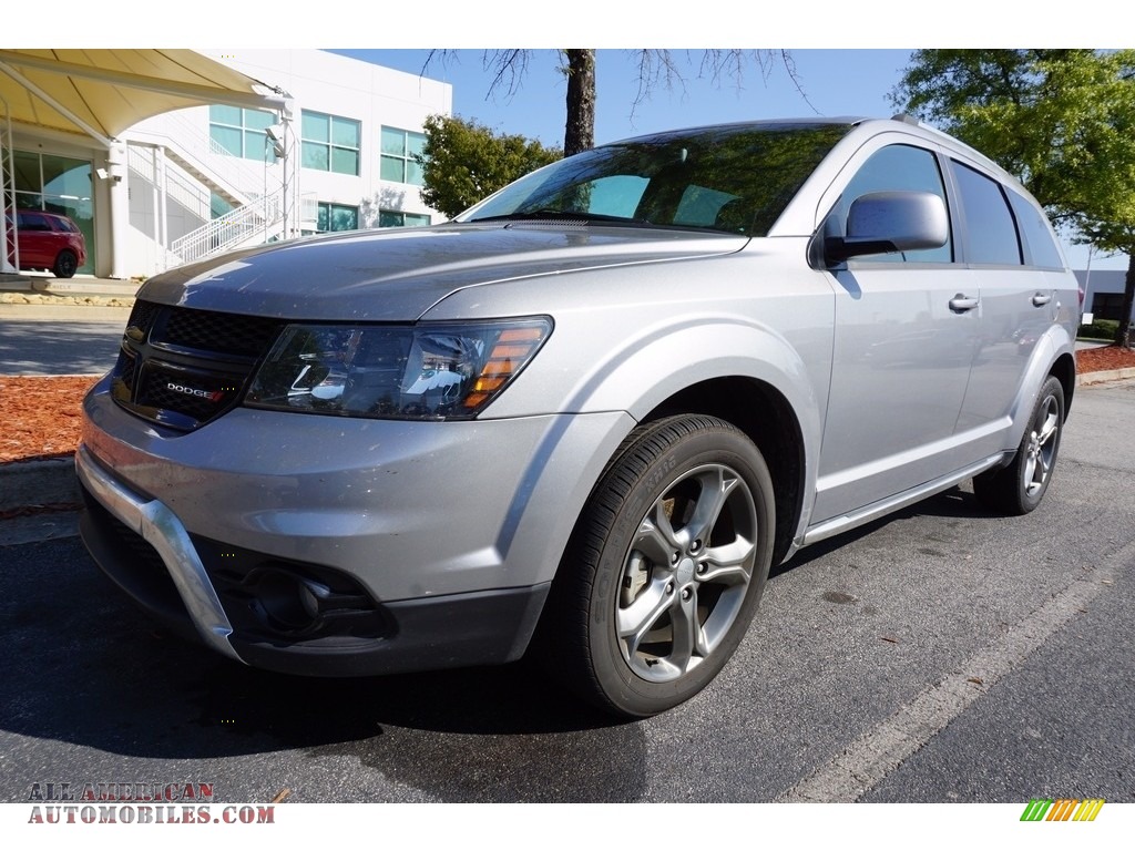 Billet Silver Metallic / Black Dodge Journey Crossroad Plus