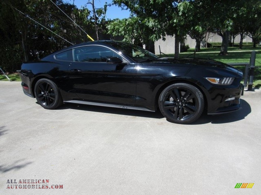 Black / 50 Years Raven Black Ford Mustang EcoBoost Premium Coupe