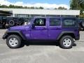 Jeep Wrangler Unlimited Sport 4x4 Extreme Purple photo #3