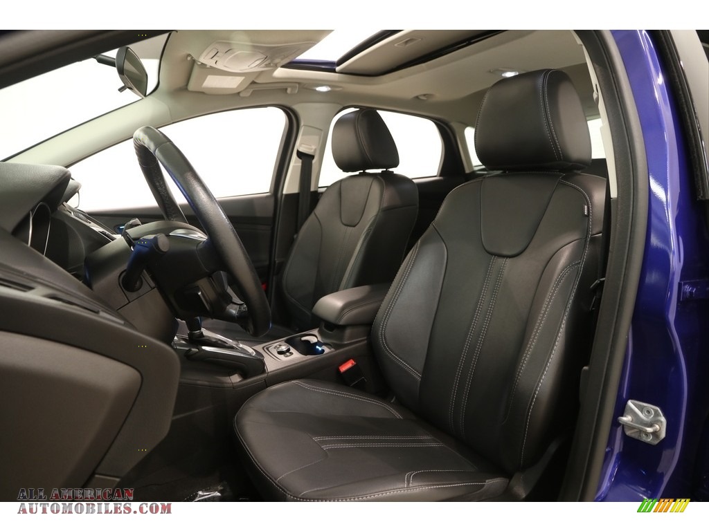 2013 Focus Titanium Hatchback - Performance Blue / Charcoal Black photo #5