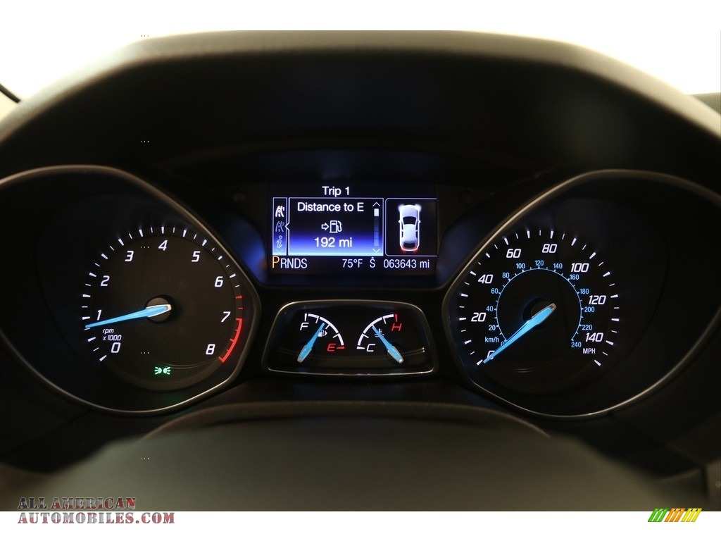 2013 Focus Titanium Hatchback - Performance Blue / Charcoal Black photo #7