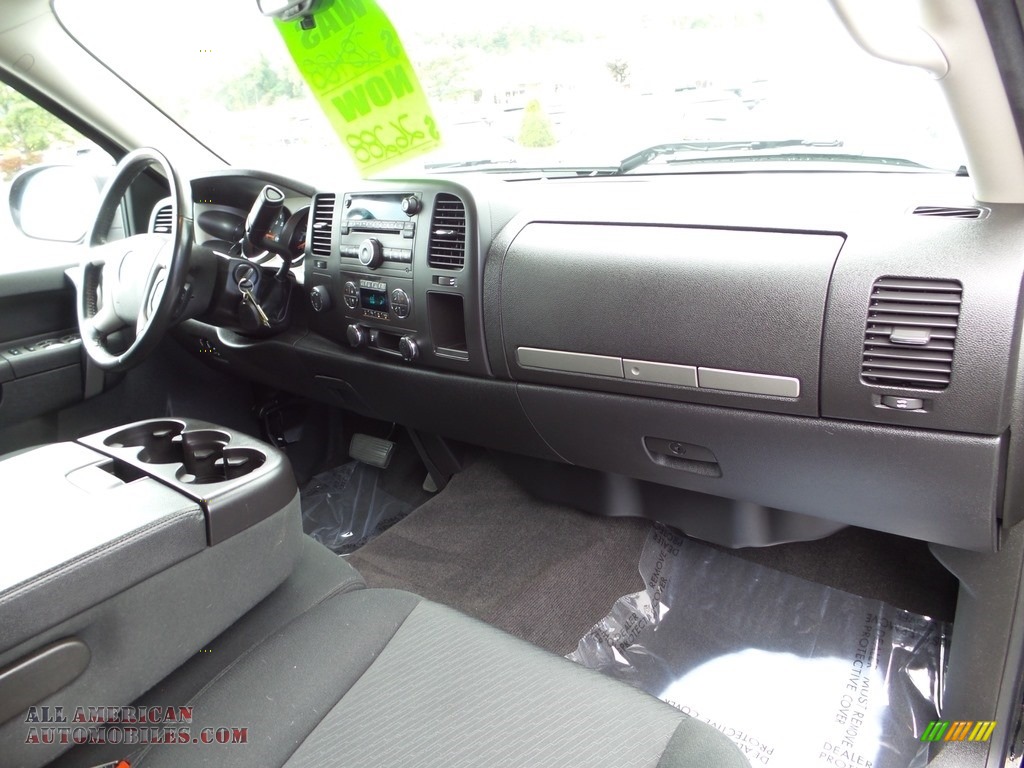 2013 Sierra 1500 SLE Extended Cab 4x4 - Onyx Black / Ebony photo #15