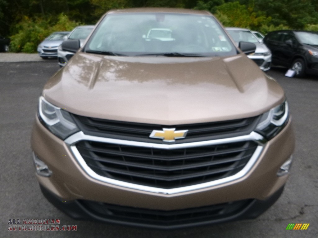 2018 Equinox LS AWD - Sandy Ridge Metallic / Medium Ash Gray photo #8