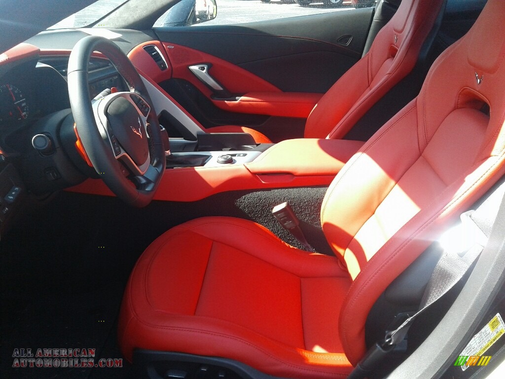 2017 Corvette Grand Sport Coupe - Black / Adrenaline Red photo #9