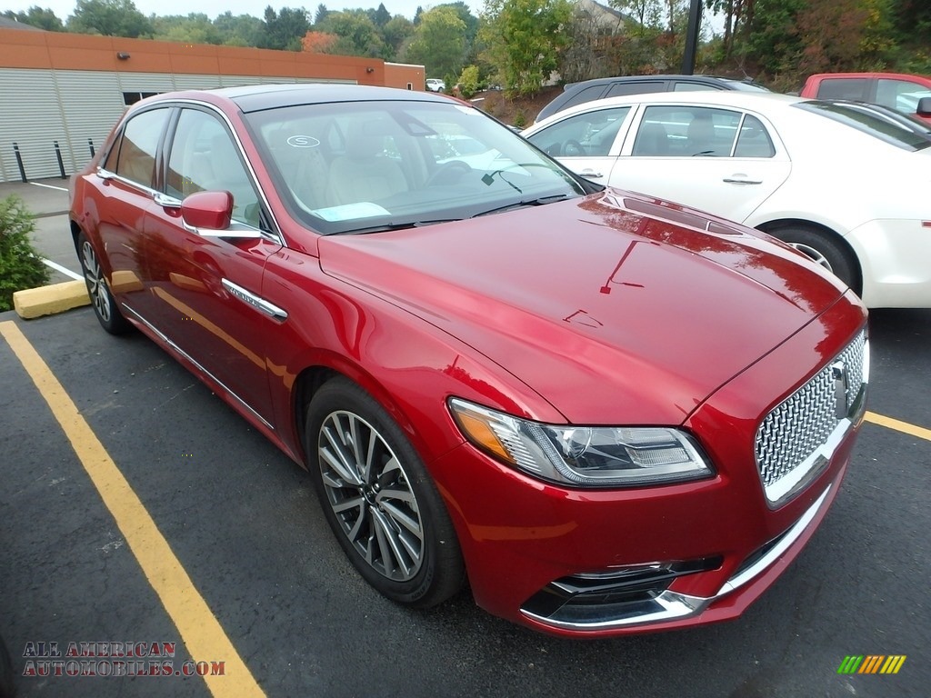 2017 Continental Select AWD - Ruby Red / Cappuccino photo #5