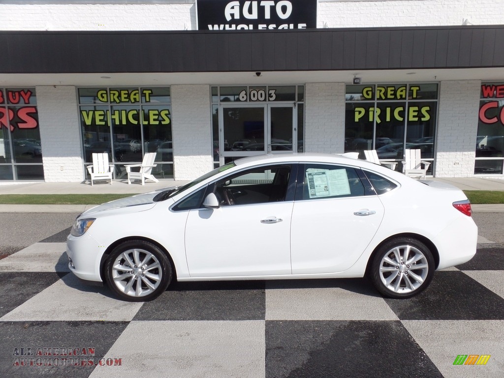 Summit White / Cashmere Buick Verano Leather Group