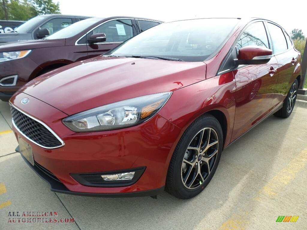 Ruby Red / Charcoal Black Ford Focus SEL Hatch
