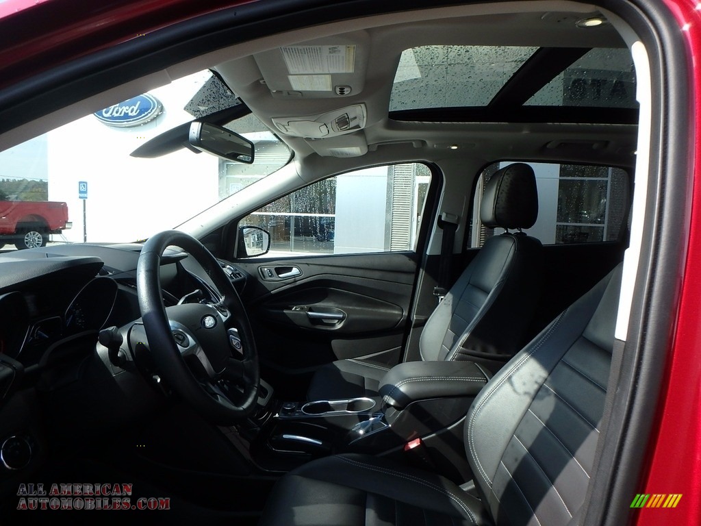 2014 Escape Titanium 2.0L EcoBoost 4WD - Ruby Red / Charcoal Black photo #9