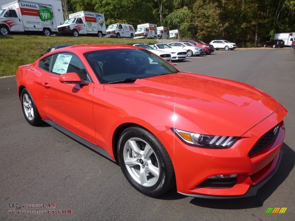 2017 Mustang V6 Coupe - Race Red / Ebony photo #3