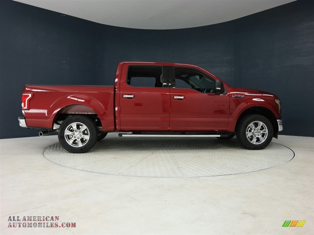 2017 F150 XLT SuperCrew - Ruby Red / Earth Gray photo #8