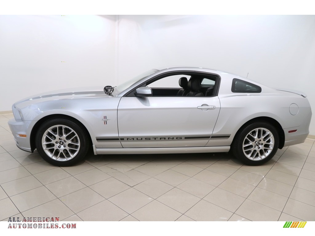 2014 Mustang V6 Premium Coupe - Ingot Silver / Charcoal Black photo #4