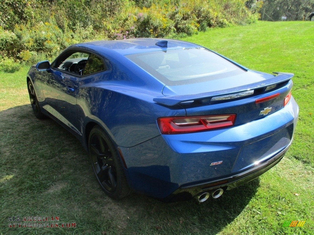 2018 Camaro SS Coupe - Hyper Blue Metallic / Jet Black photo #8
