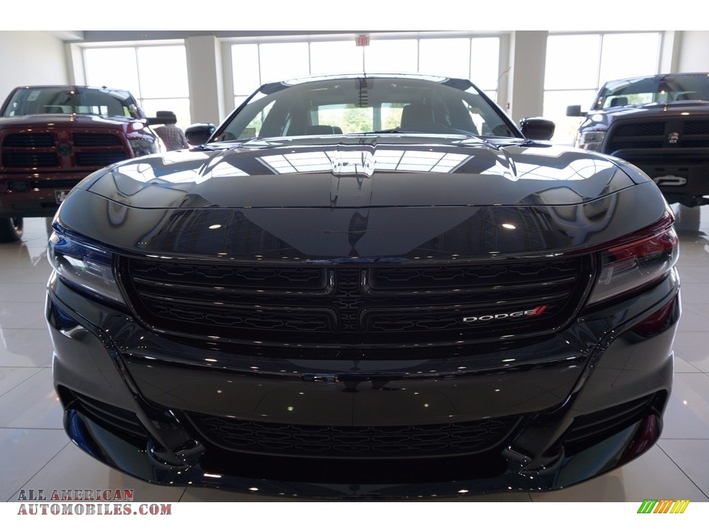 2018 Charger R/T - Pitch Black / Black photo #8