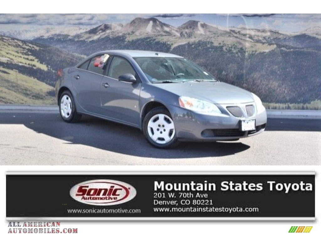 Dark Steel Gray Metallic / Ebony Black Pontiac G6 Value Leader Sedan