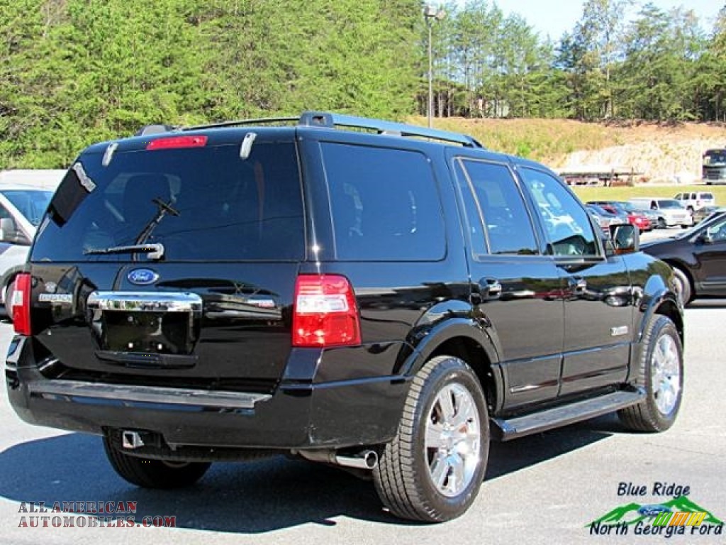 2007 Expedition Limited - Black / Charcoal Black/Caramel photo #5